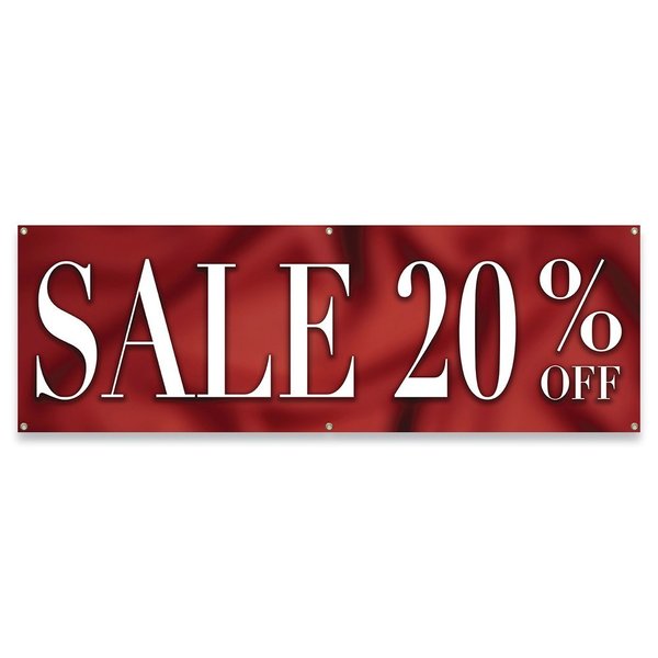 Signmission Sale 20% Off Banner Concession Stand Food Truck Single Sided B-72-30149